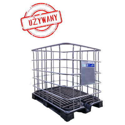 Kosz do zbiornika IBC  1200 L paleta plastikowa